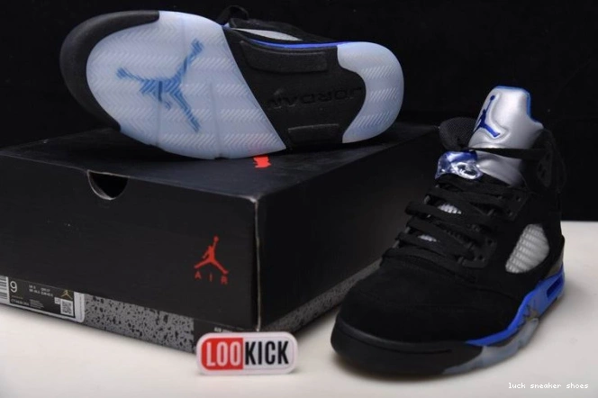 Reps LUCY Jordan Air 5 Racer Blue CT4838-004 0627